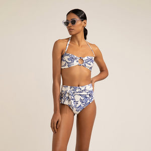 Sling High Waist Bandeau Bikini