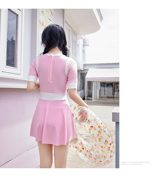 Skirt/Dress Patchwork One Piece