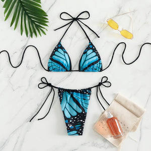 Butterfly Print Bikini